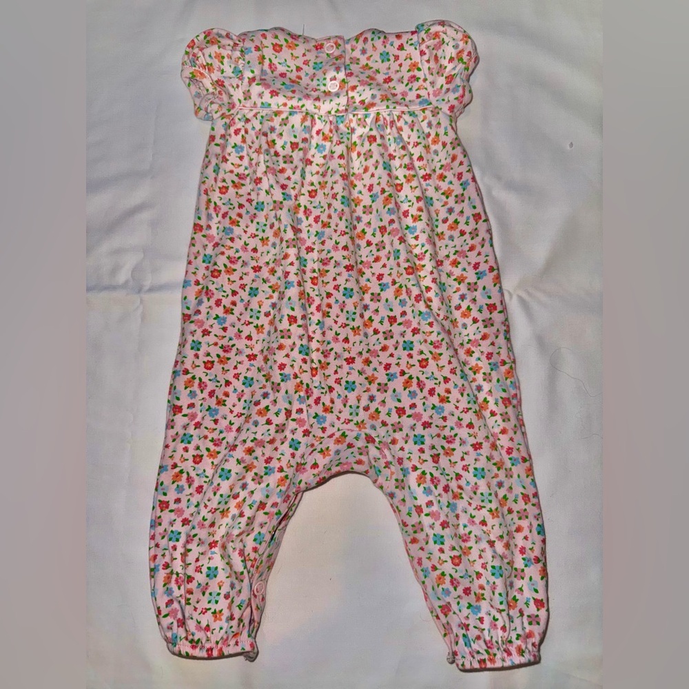 The Beaufort Bonnet Company Floral One Piece - Pink and Green